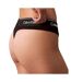 String noir/blanc femme calvin klein jeans thonggs - s-2