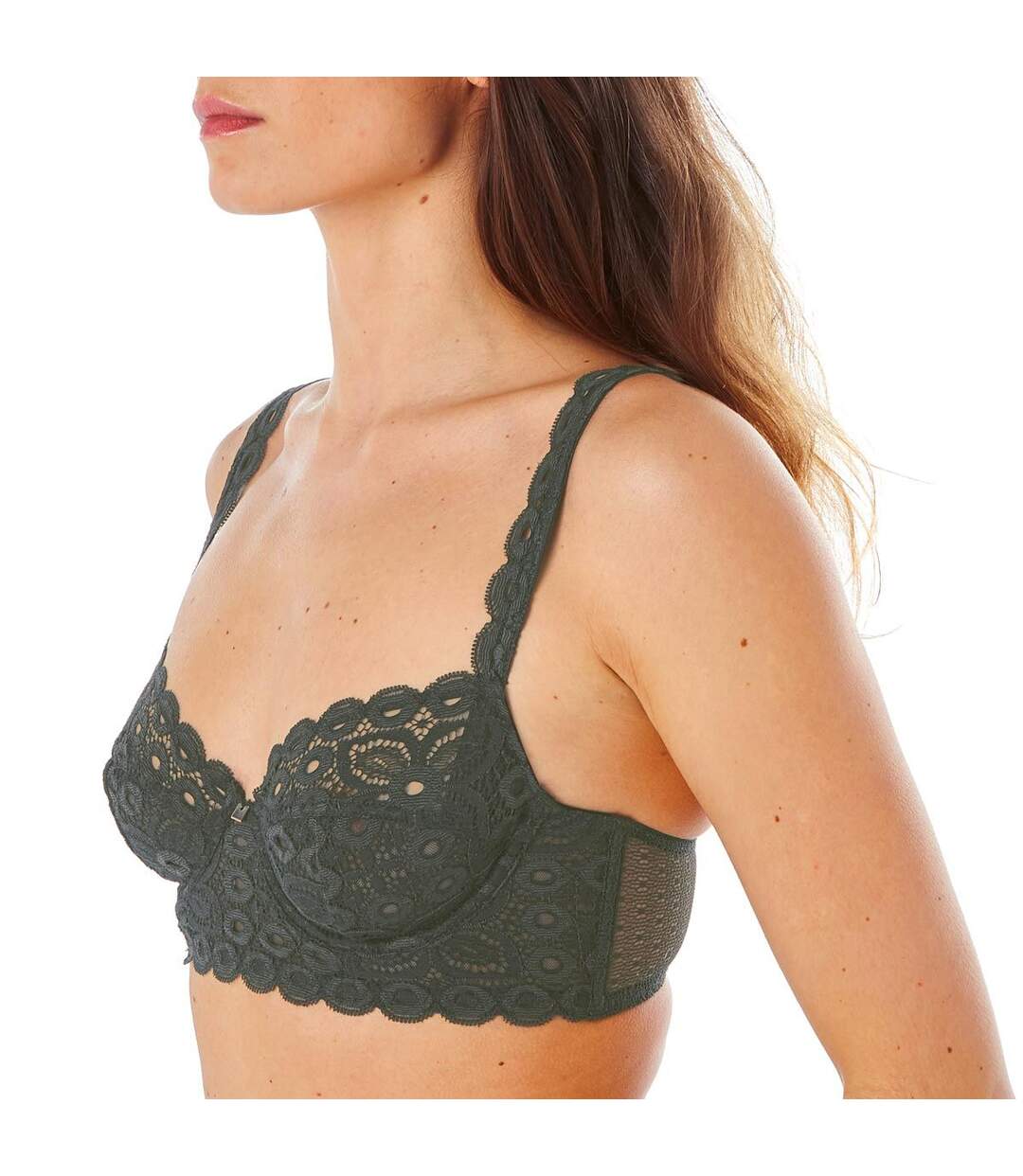 Soutien-gorge à armatures kaki Intrépide