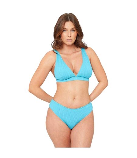 Bas De Maillot De Bain Motif/style Texturé Femme Turquoise Pâle Be You