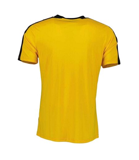 T-shirt Motif/style À Rayures Homme Noir Jaune Hummel