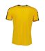 T-shirt Motif/style À Rayures Homme Noir Jaune Hummel-2