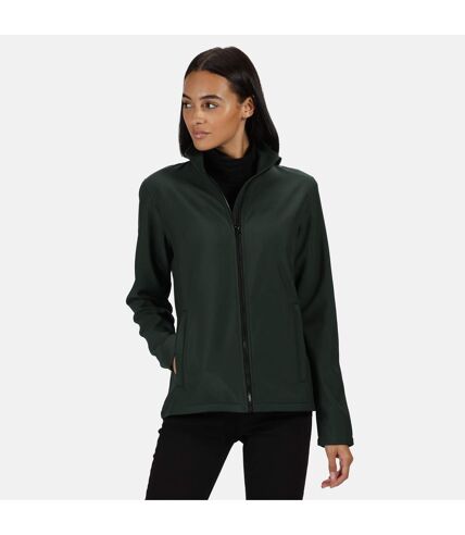 Regatta Womens/Ladies Ablaze Printable Softshell Jacket (Dark Spruce/Black) - UTRG3561