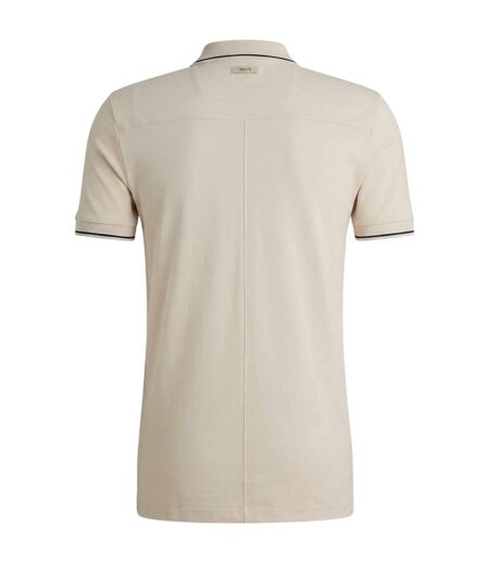 Polo Paule Homme Blanc Cassé Boss