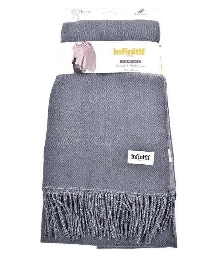 Echarpe Femme INFINITIF 60X180CM 0115 GRIS