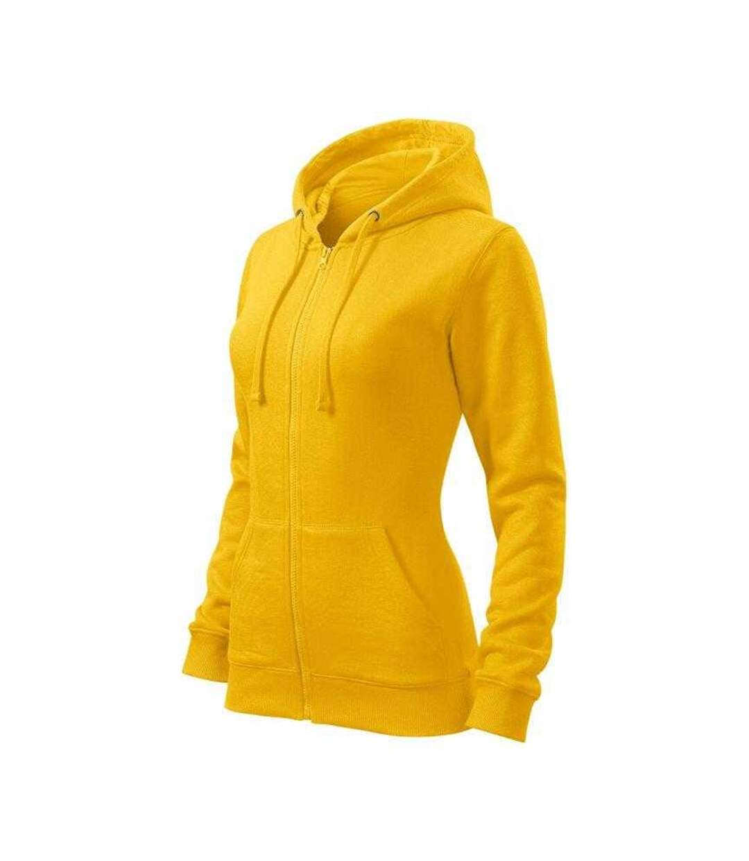 Sweat À Capuche Trendy Femme Jaune Malfini-3