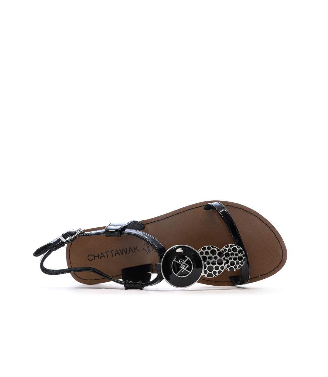 Sandales noires femme chattawak pipa-4