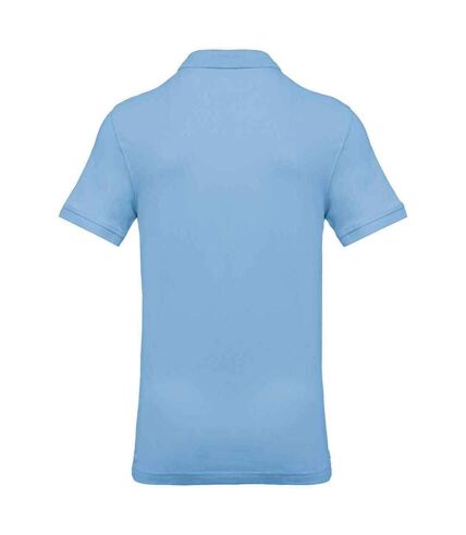 Kariban Mens Pique Polo Shirt (Sky Blue)