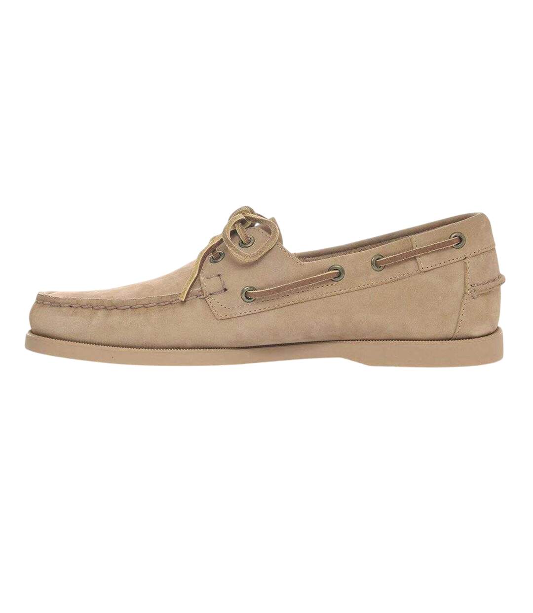 Chaussures Bateau Dockside Portland Homme Beige Brut Total Sebago-3