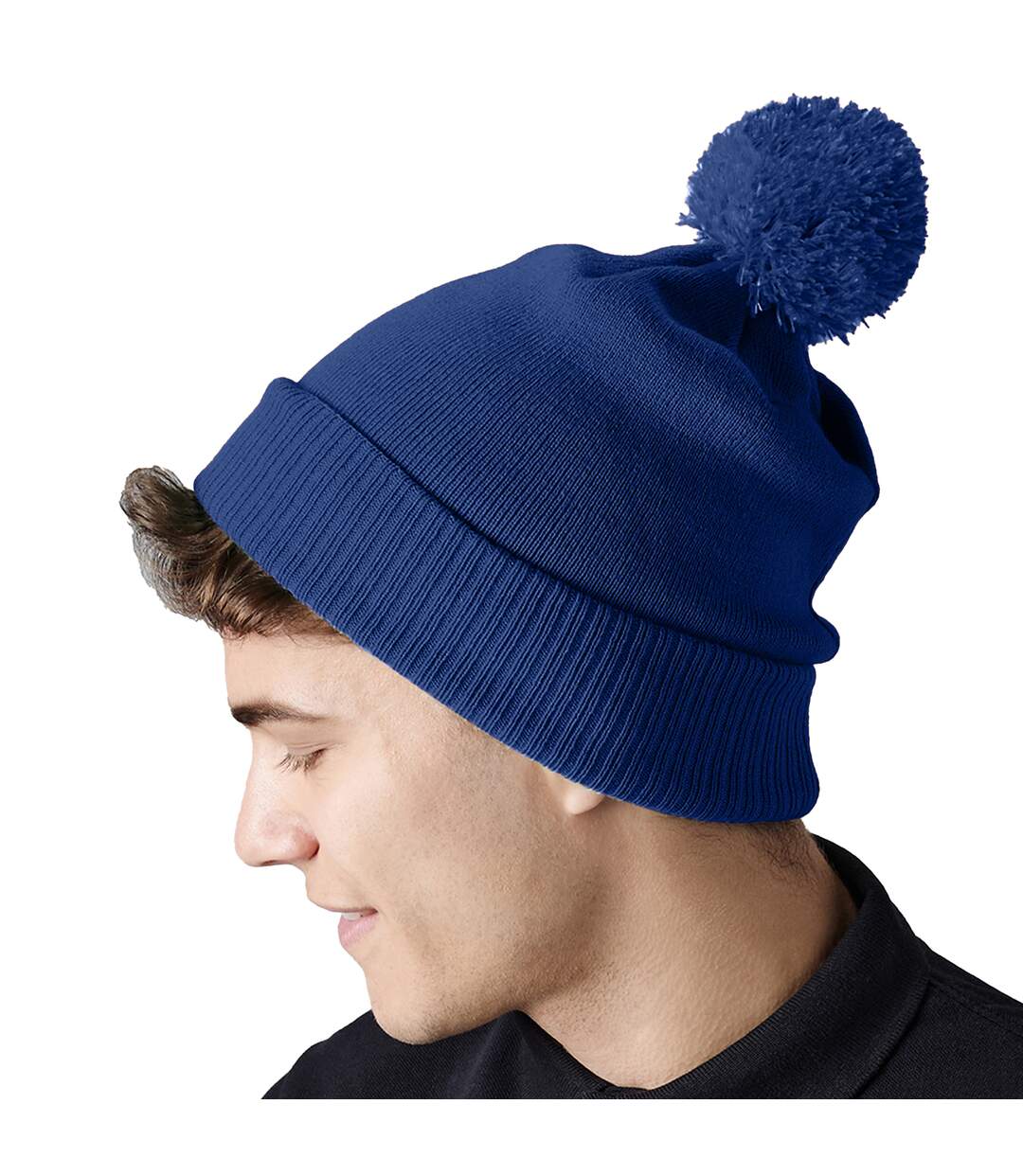 Snowstar thermal beanie bright royal blue Beechfield-3