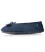 Isotoner Chaussons Ballerines femme semelle intérieure moelleuse et confortable-4