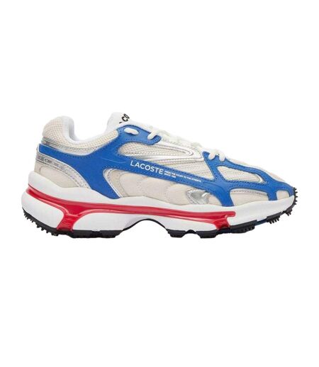 Baskets L003 2k24 Homme Blanc Bleu Rouge Lacoste