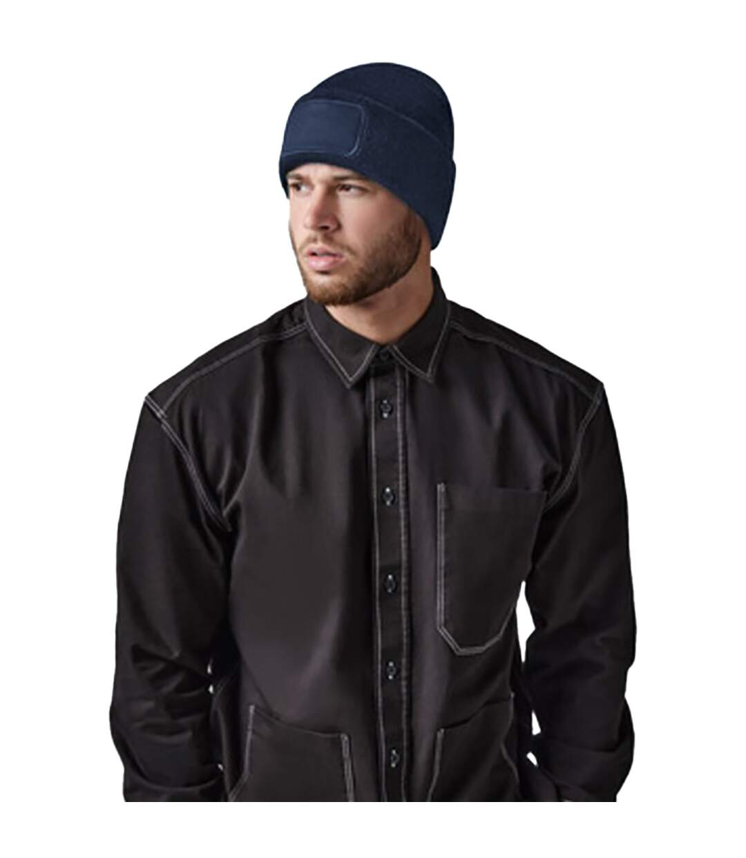 Bonnet original bleu marine Beechfield-2