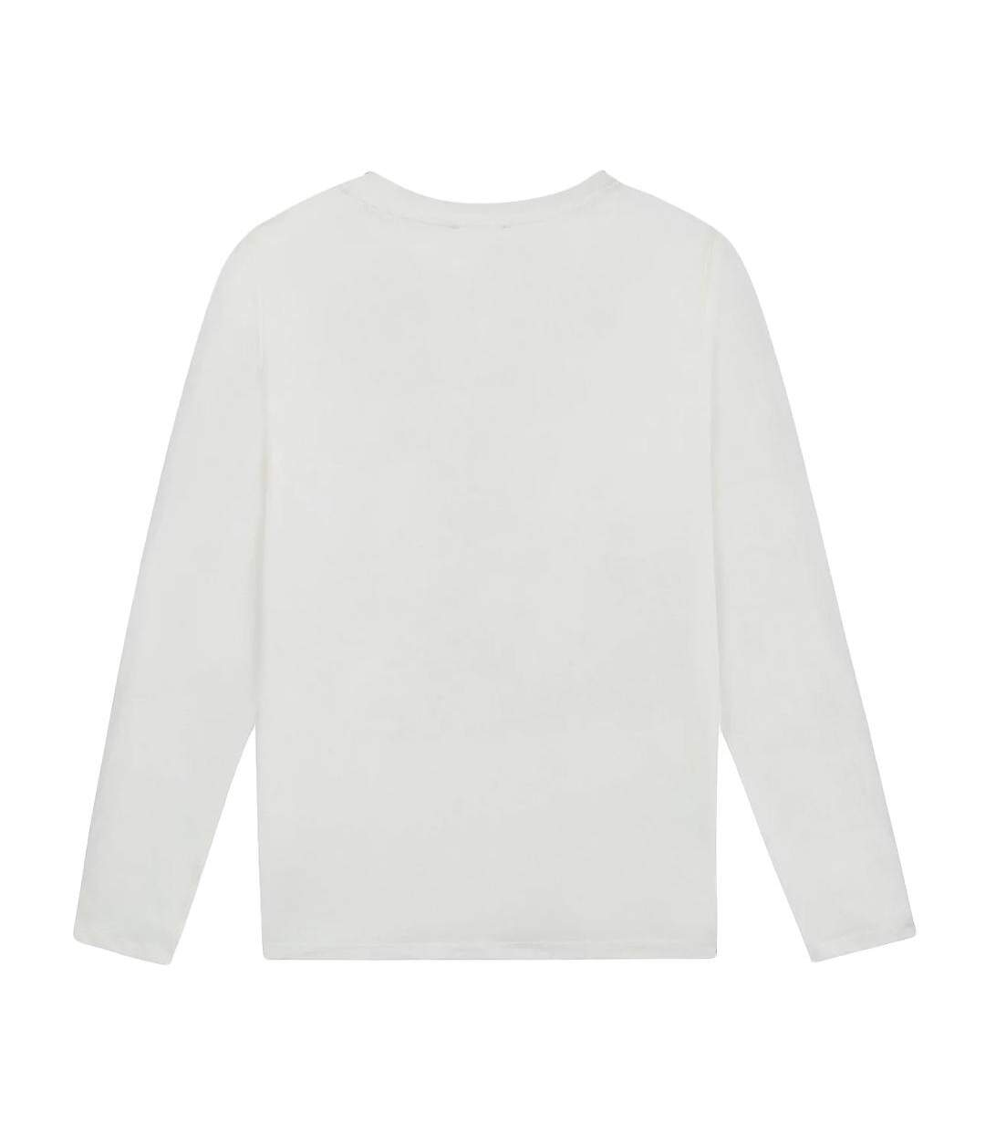 T-Shirt manches longues blanc femme tbs lugdotee-2