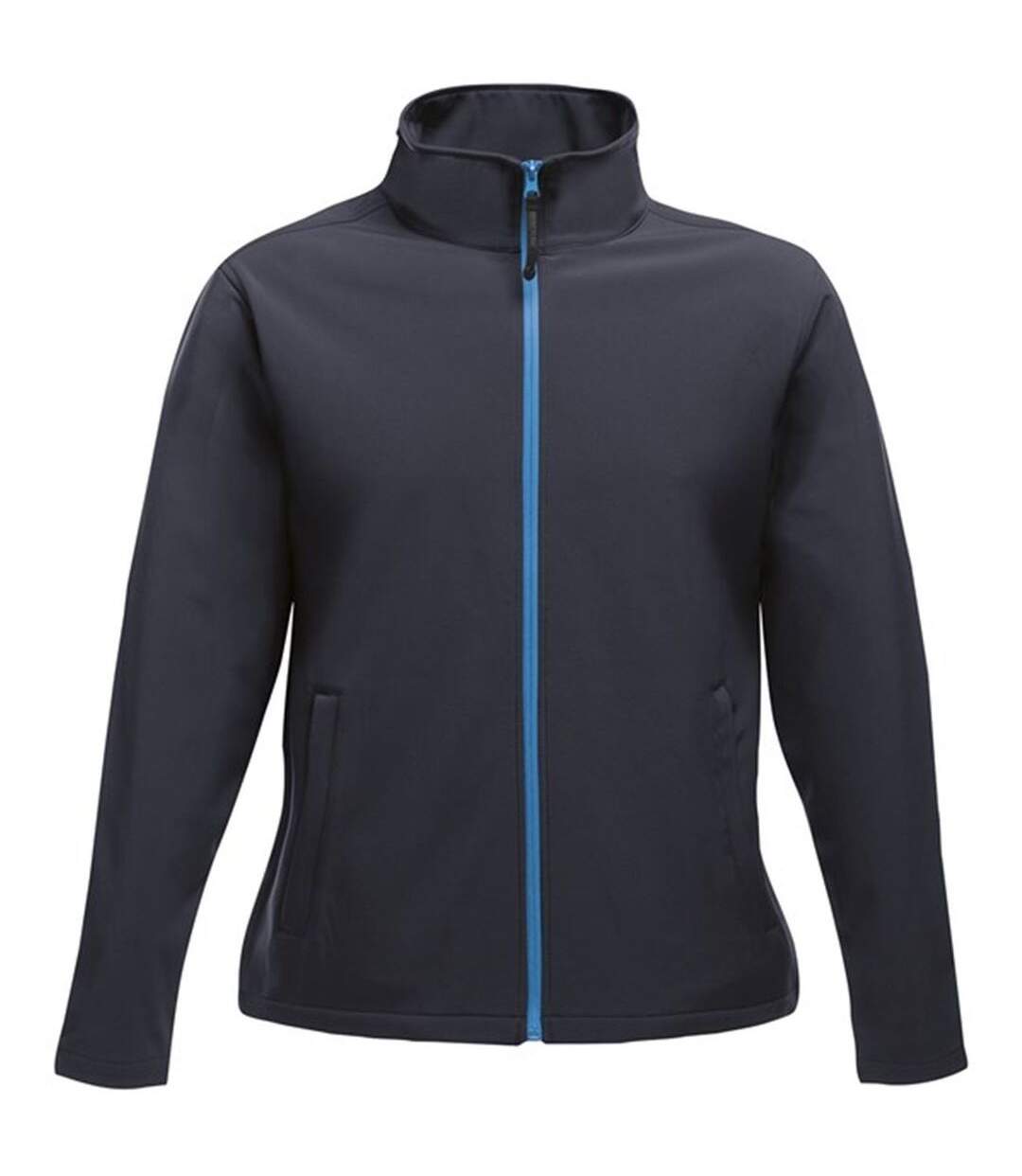 Veste softshell femme - TRA629 - bleu marine et bleu clair