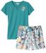 Le Pyjashort Imprimé Patchwork-1