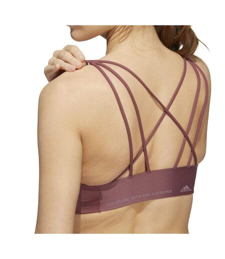 Brassière rose femme adidas cf sto ms bra - xl a-c