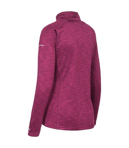 Trespass Womens/Ladies Fairford Fleece Top (Grape Wine Marl)