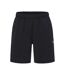 Mens Fleece Shorts Black Everlast-1