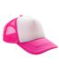 Casquette Trucker Detroit Rose Vif Blanc Result Headwear-1