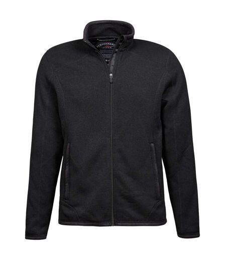 Tee Jays Mens Aspen Full Zip Jacket (Black)