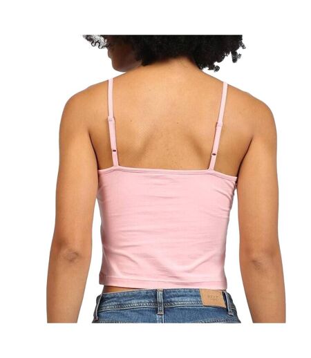 x 2 débardeurs blanc/rose femme tommy hilfiger essential - l