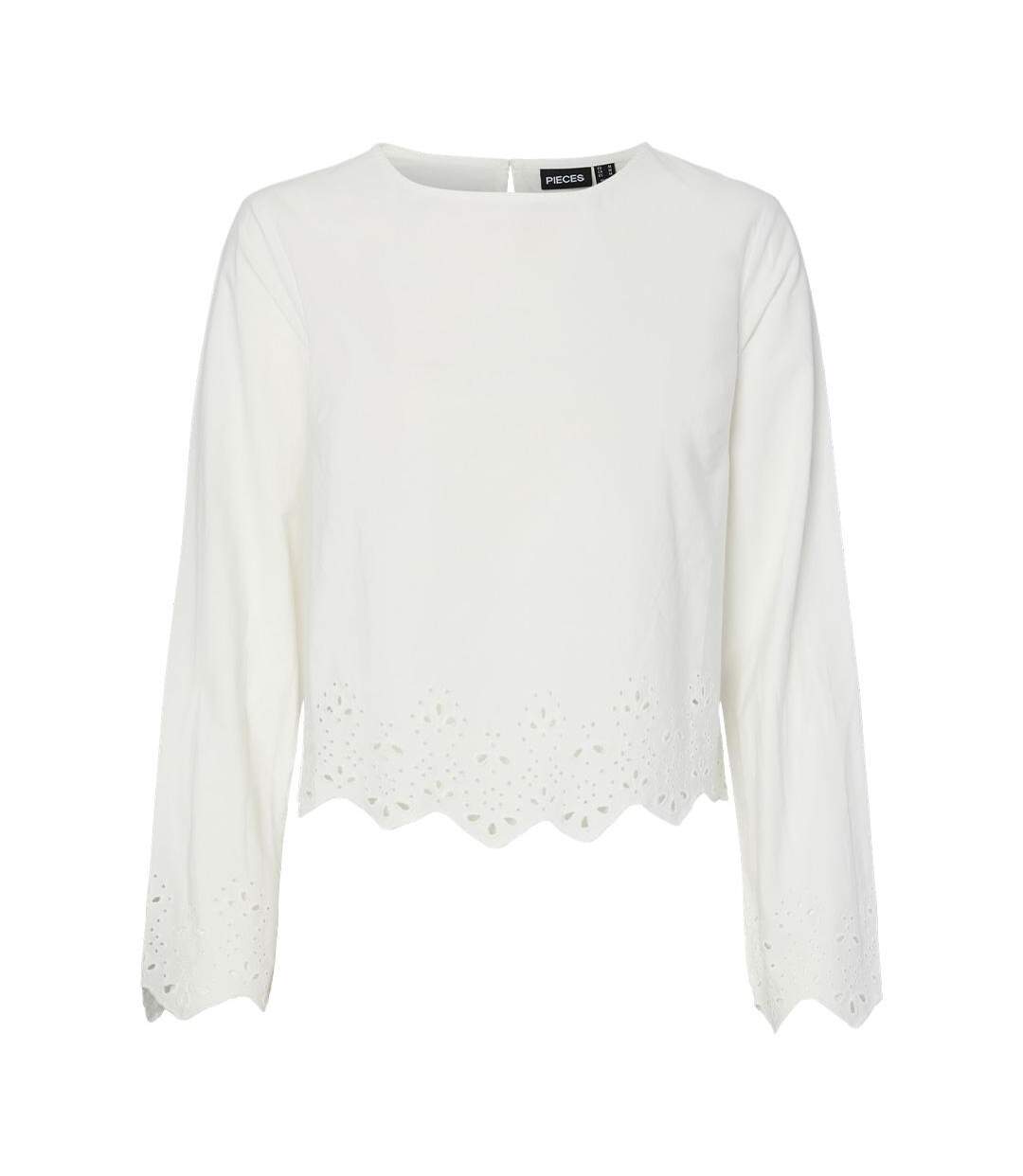 Blouse blanche femme pieces salmina-1
