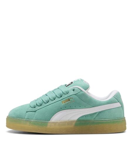 Mens Xl Suede Trainers Aqua White Puma