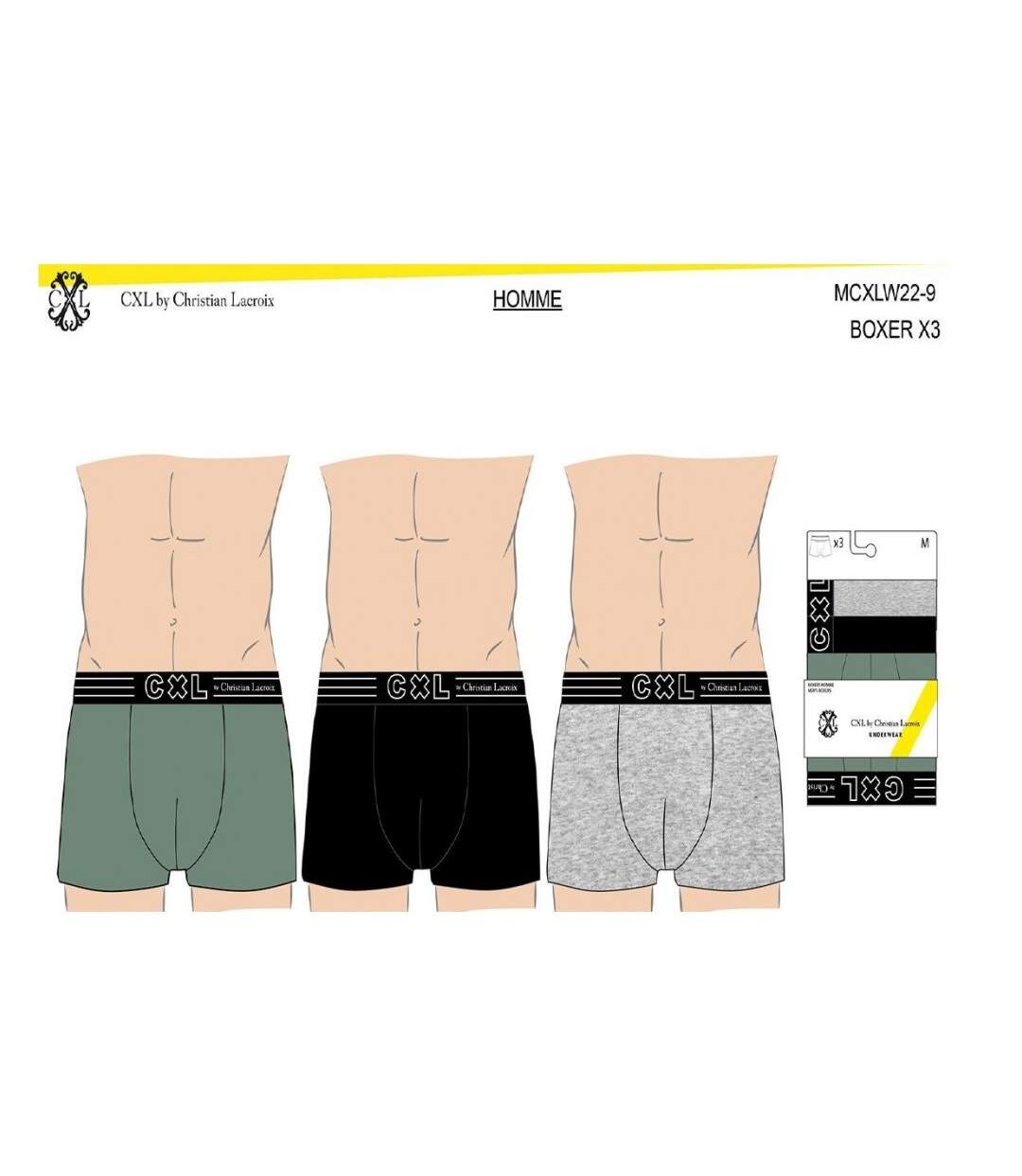 Boxer CXL By LACROIX X6 - Pack de 6-4