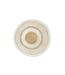 Tapis Rond Déco en Jute Imprimé 90cm Blanc-1