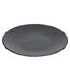 Lot de 6 Assiettes à Dessert Cadence 20cm Noir-1