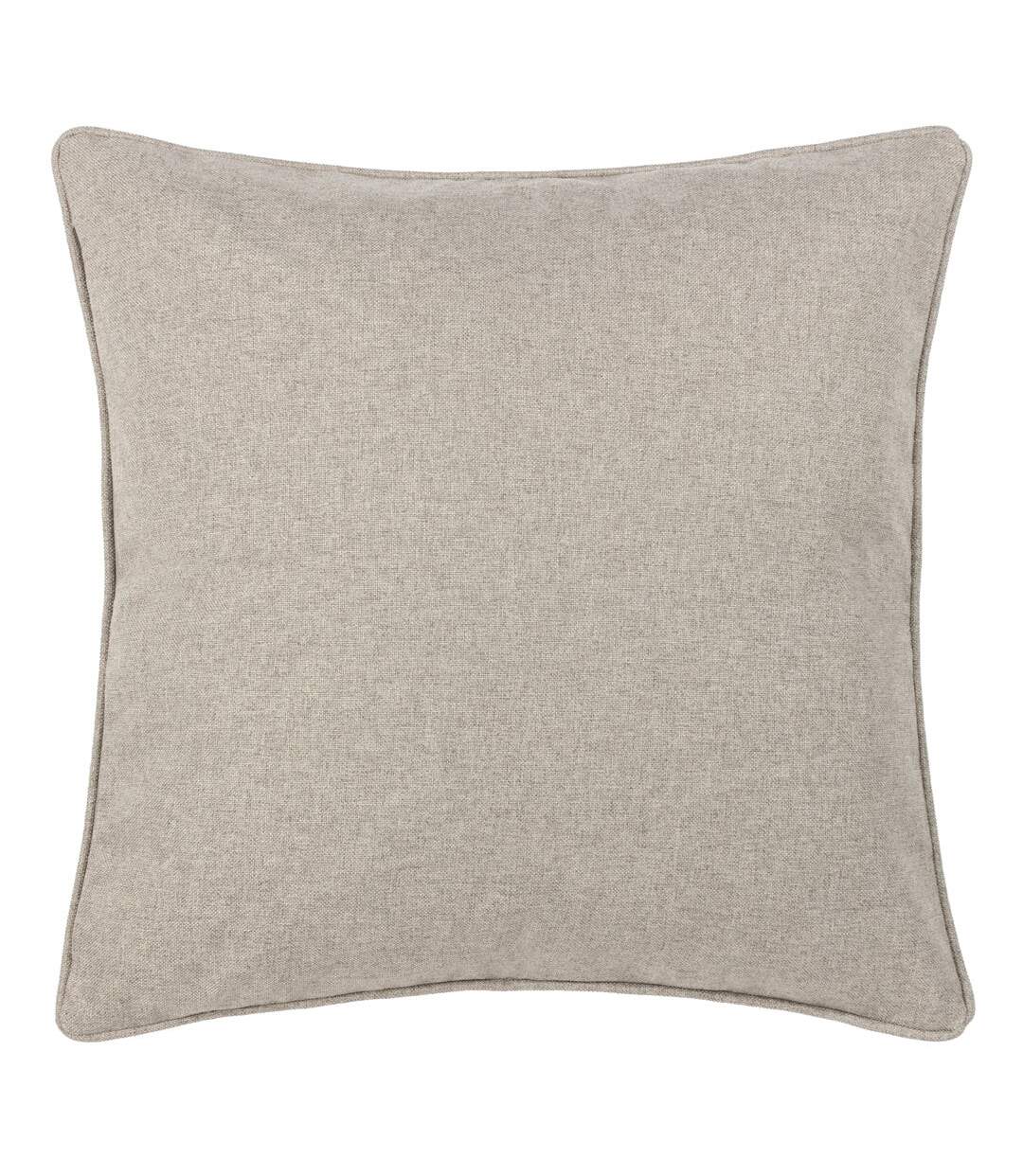 Dawn piping detail textured cushion cover 45cm x 45cm grey Furn-1