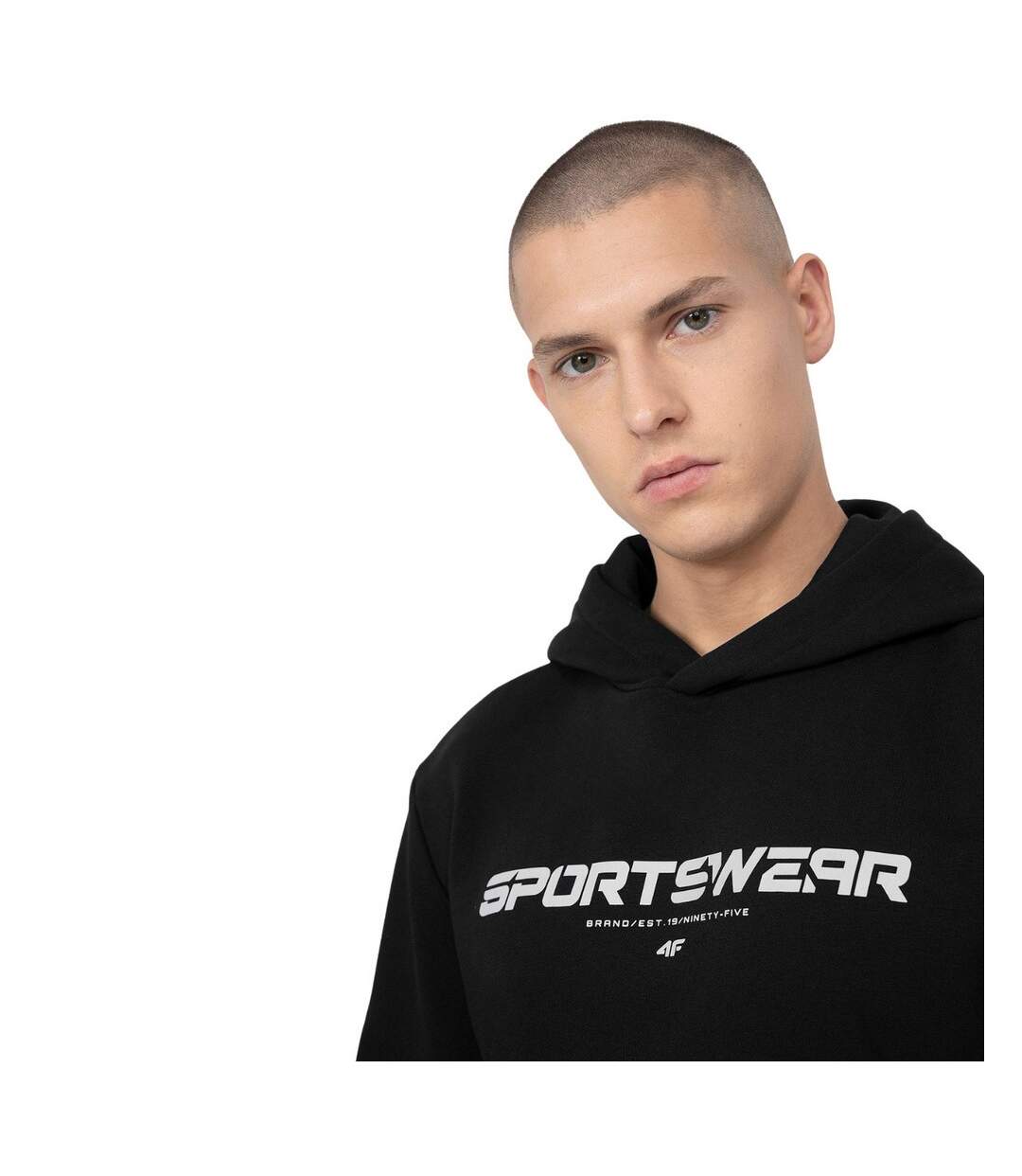 Sweat À Capuche M266 Homme Noir 4F-4