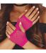 Womens/ladies Mesh Gloves Fuchsia Fiestas Guirca-1