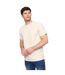 T-shirt Lifemere Homme Blanc Cassé Duck And Cover-1
