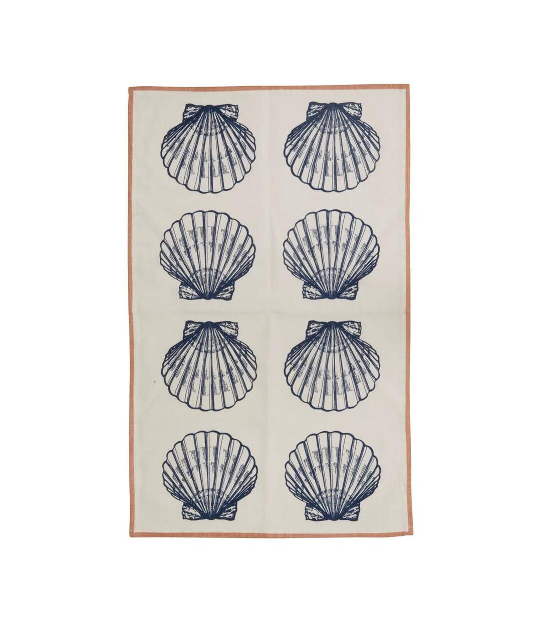 Lot de 3 Torchons Imprimé Océania 45x70cm Blanc-3