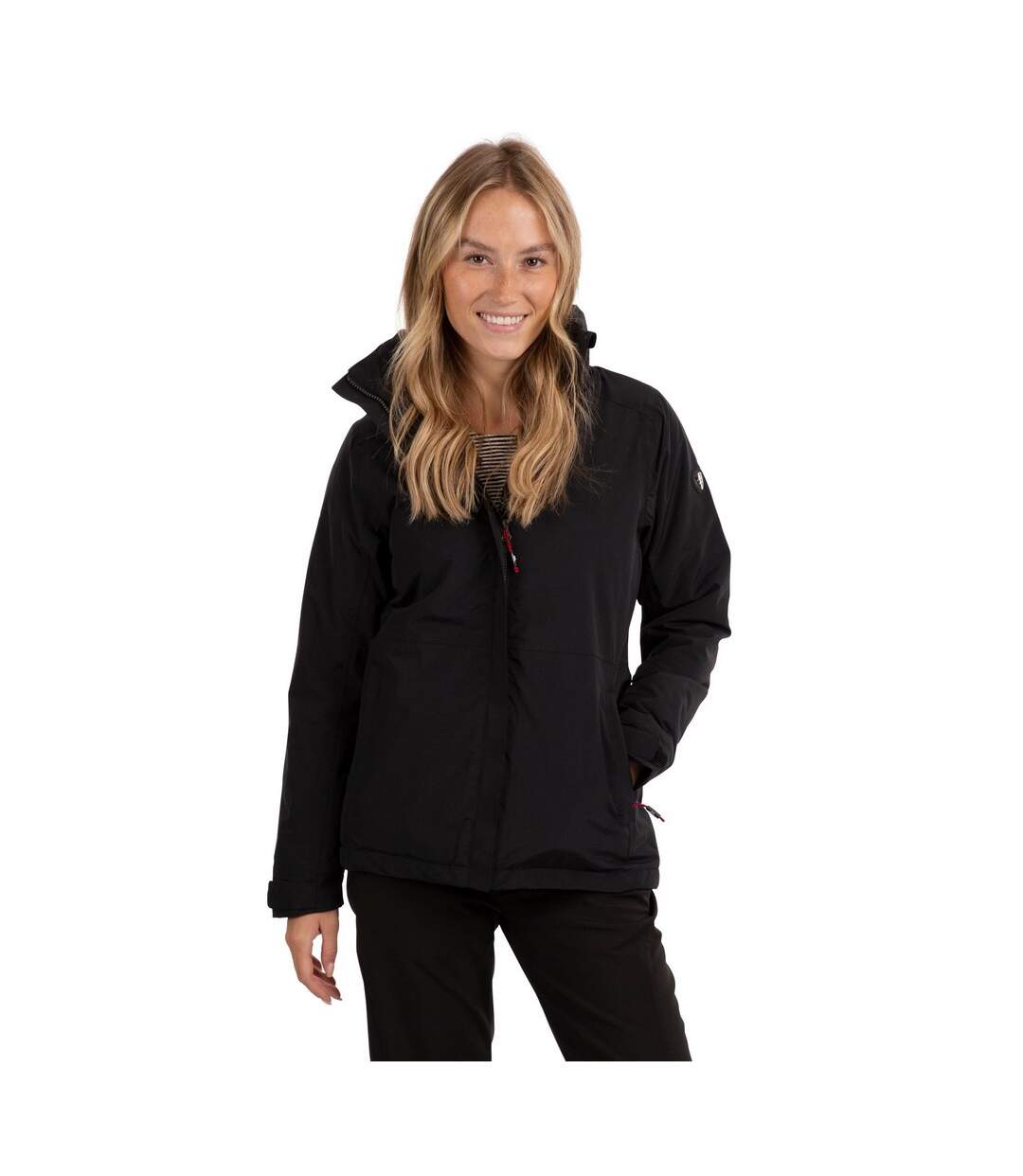 Doudoune Imperméable Frosty Femme Noir Trespass-1