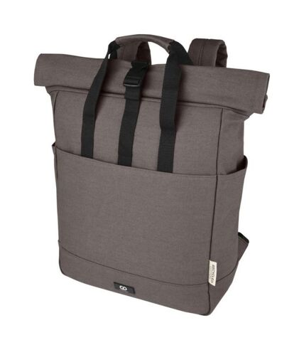 Joey Roll Top Canvas 3.9gal Laptop Backpack (Gray) (One Size) - UTPF4125