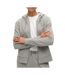 Sweat gris femme superdry plain zip hood - l-1
