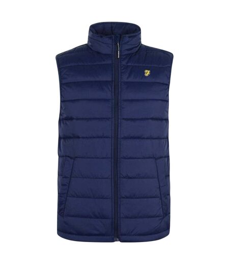 Mens Dover Quilted Gilet Yale Blue Farah