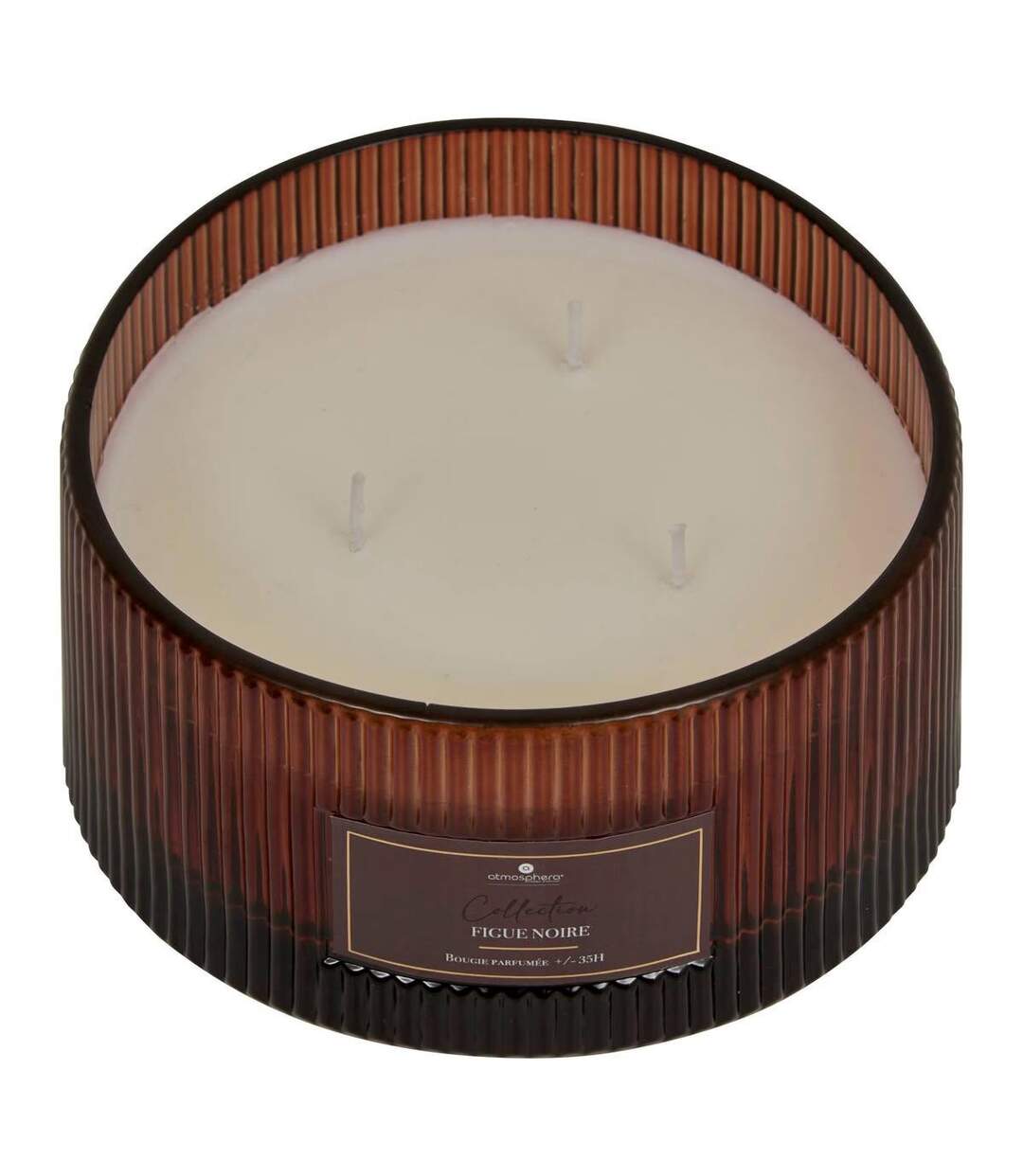 Bougie Parfumée en Verre Albie 635g Figue Noire-2
