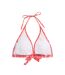Animal Womens/Ladies Iona Leaf Print Halter Neck Bikini Top (Fiery Coral) - UTMW2823