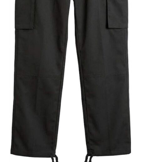 LEDERTYS LY0411 — Pantalon treillis noir : robustesse et confort d'action