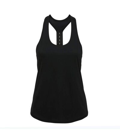 Tri Dri Womens/Ladies Performance Strap Back Vest (Black) - UTRW5570