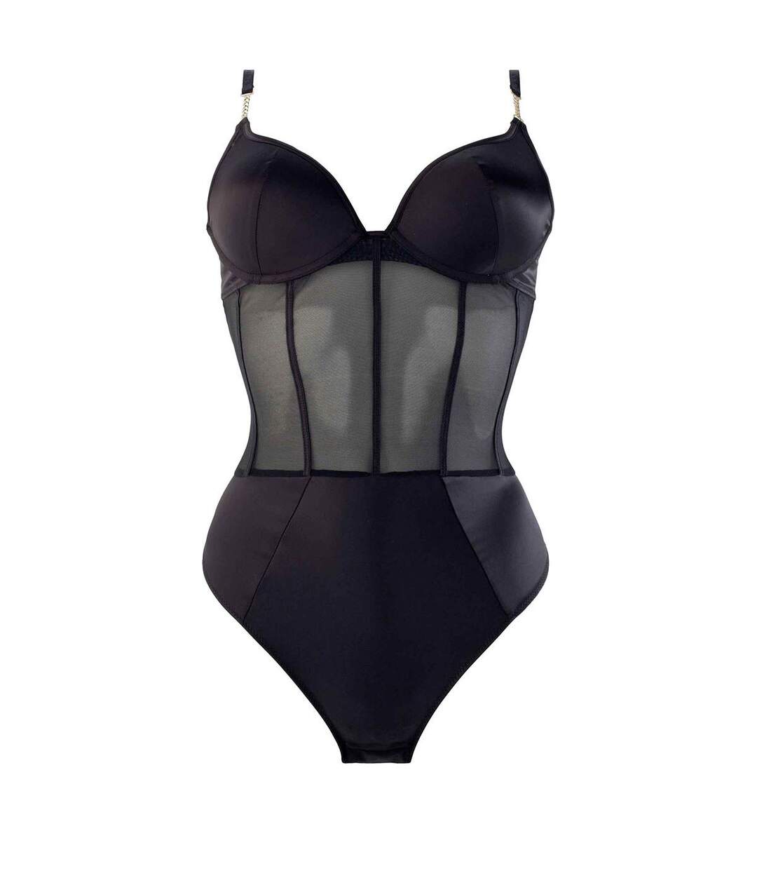 Body noir Ava satin-1