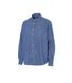 Mens Denim Slim Shirt Blue Cottover-1