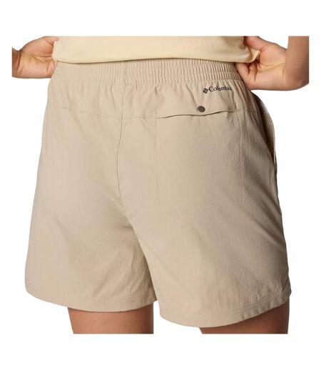 Short de randonnée beige femme columbia cedar crest