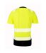 T-shirt haute visibilité sécurité ECORESPONSABLE - R502X - jaune fluo