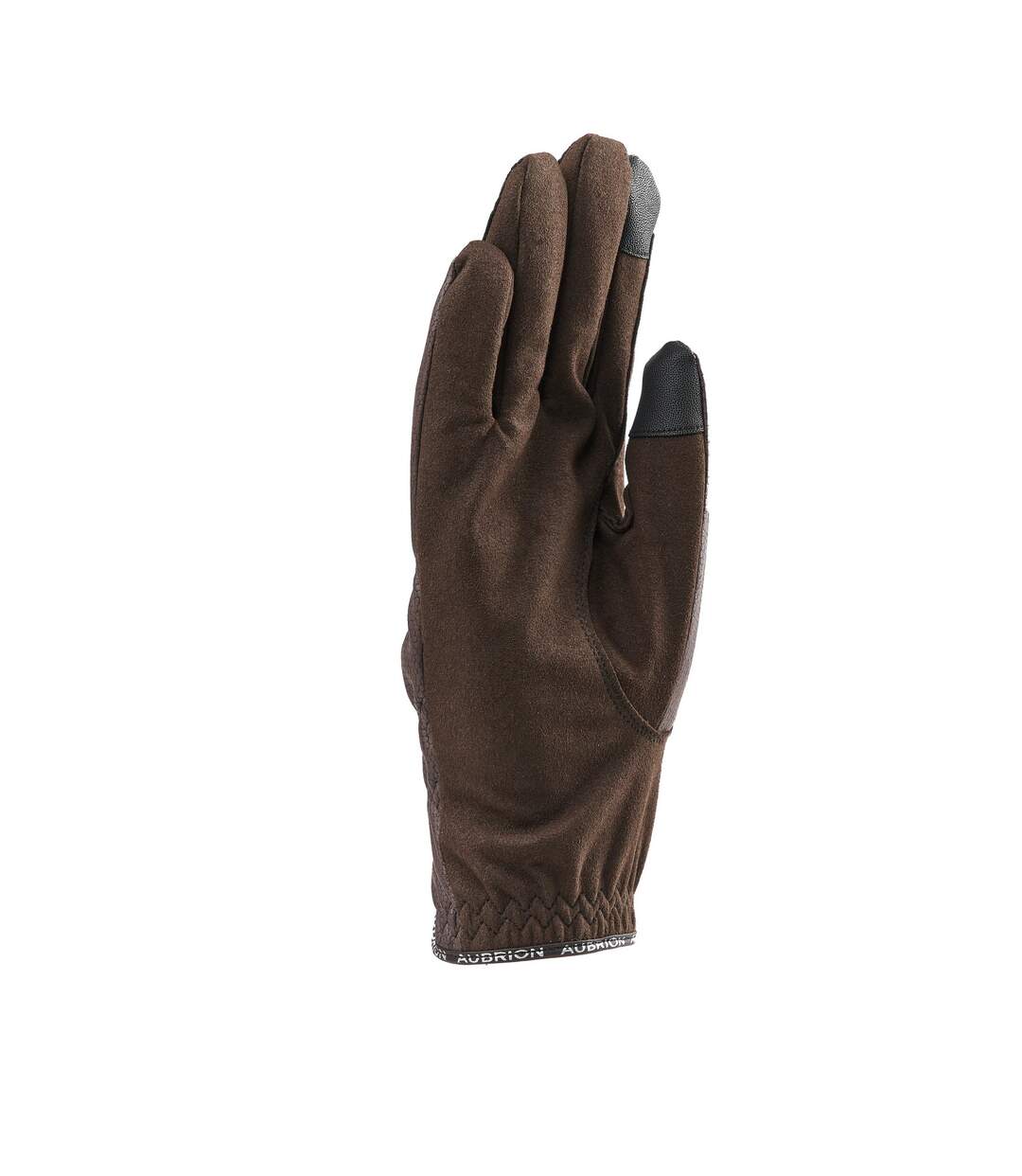 Gants d´équitation stadium adulte marron Aubrion-2