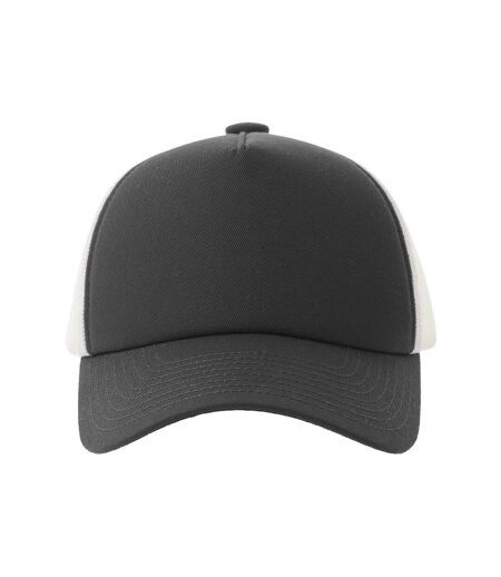 Casquette Trucker Motif/style 5 Panneaux Record-s Adulte Gris Foncé Atlantis Headwear