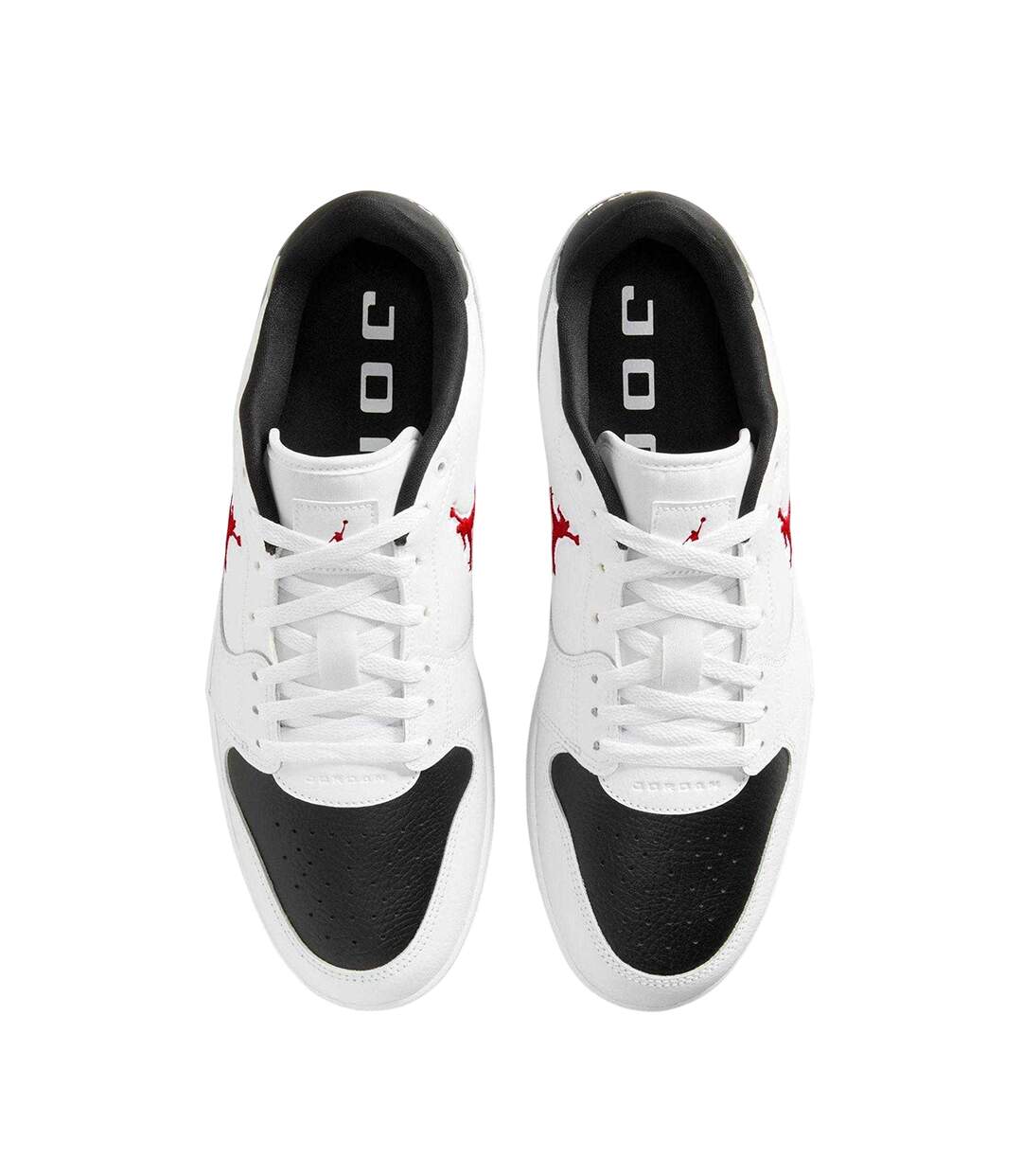 Baskets Air Jordan Court Connect Homme Blanc Rouge Noir Nike-3
